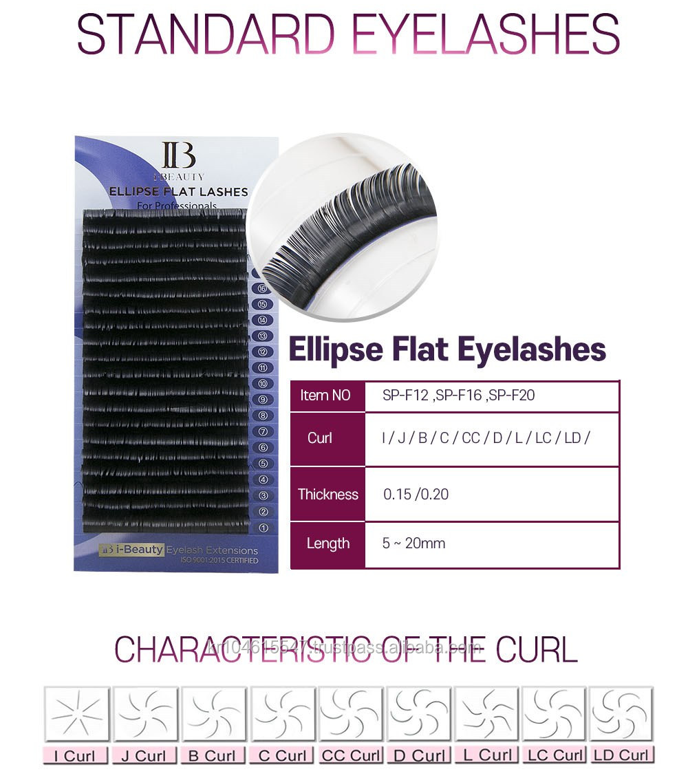 Ellipse Flat Eyelashes